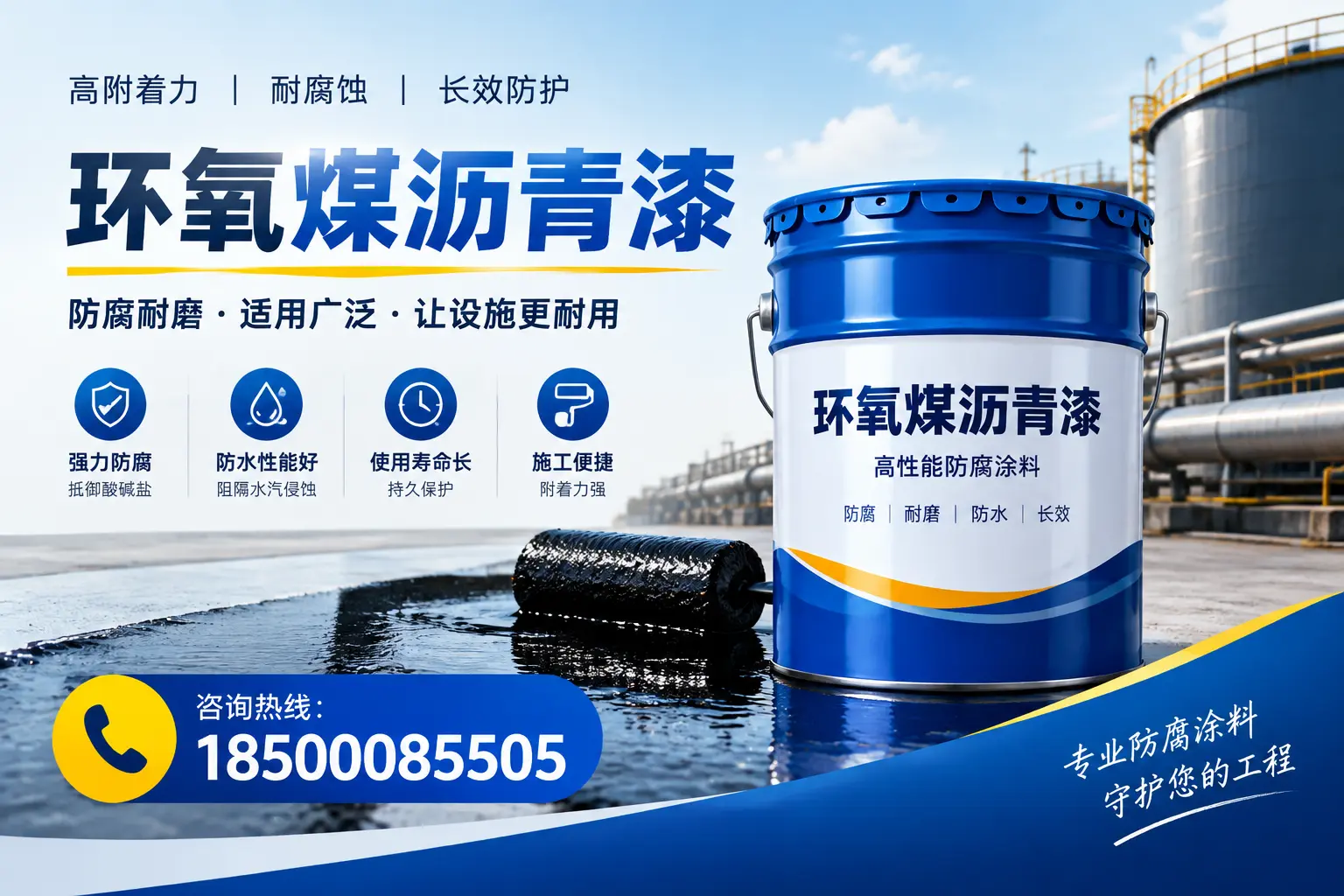 环氧煤沥青漆与其他涂料的对比分析,助力十堰企业决策